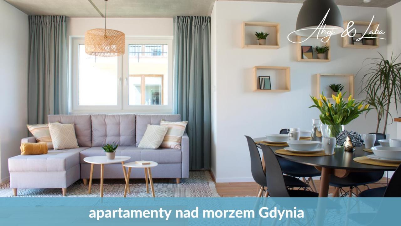 Laba - Basen, Blisko Plazy, Cisza, Taras, Parking, Bezplatne Wifi, Wyjatkowy! Apartman Gdynia Kültér fotó