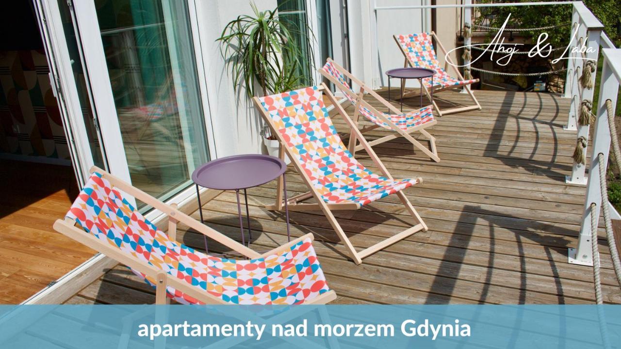 Laba - Basen, Blisko Plazy, Cisza, Taras, Parking, Bezplatne Wifi, Wyjatkowy! Apartman Gdynia Kültér fotó