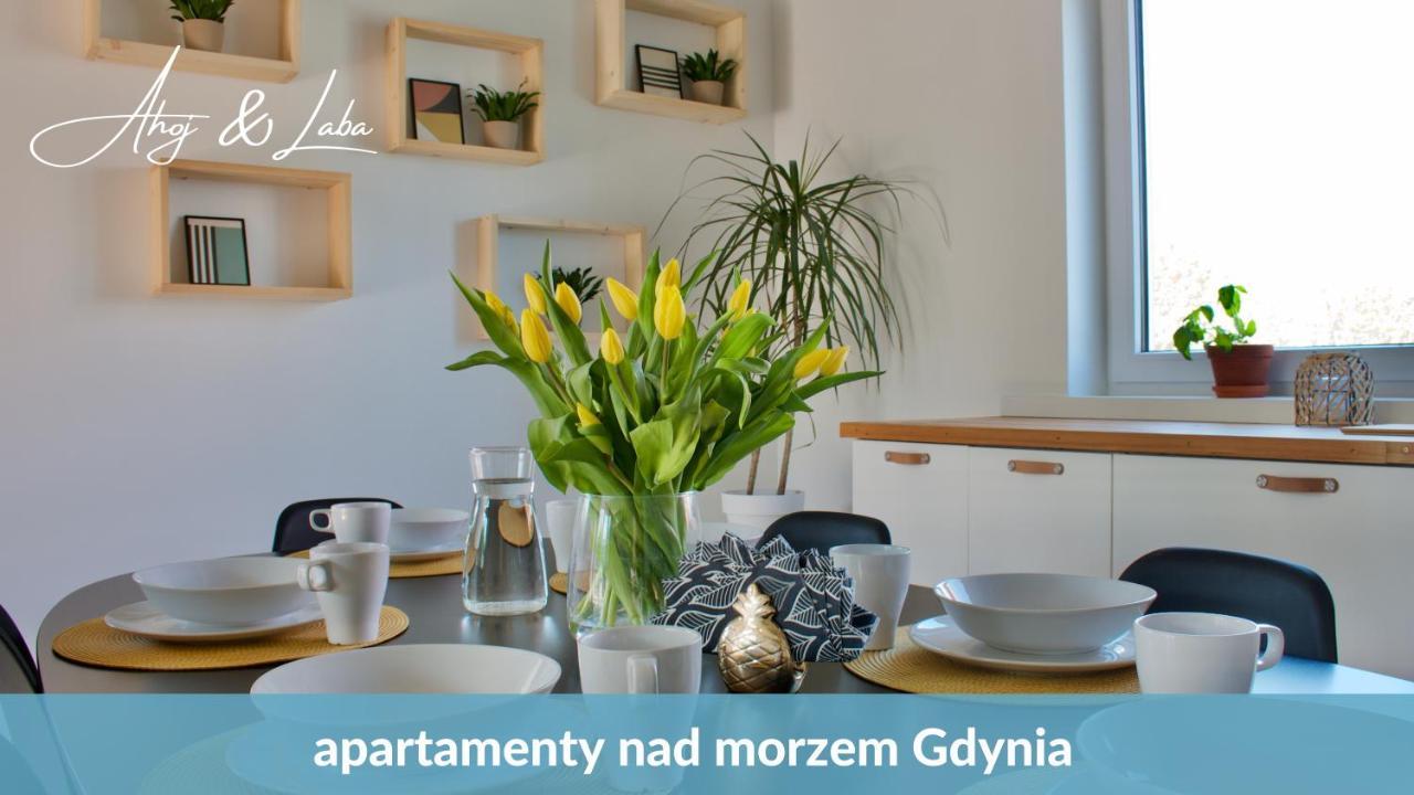Laba - Basen, Blisko Plazy, Cisza, Taras, Parking, Bezplatne Wifi, Wyjatkowy! Apartman Gdynia Kültér fotó