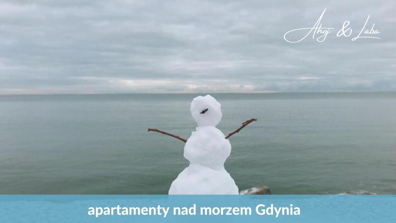 Laba - Basen, Blisko Plazy, Cisza, Taras, Parking, Bezplatne Wifi, Wyjatkowy! Apartman Gdynia Kültér fotó
