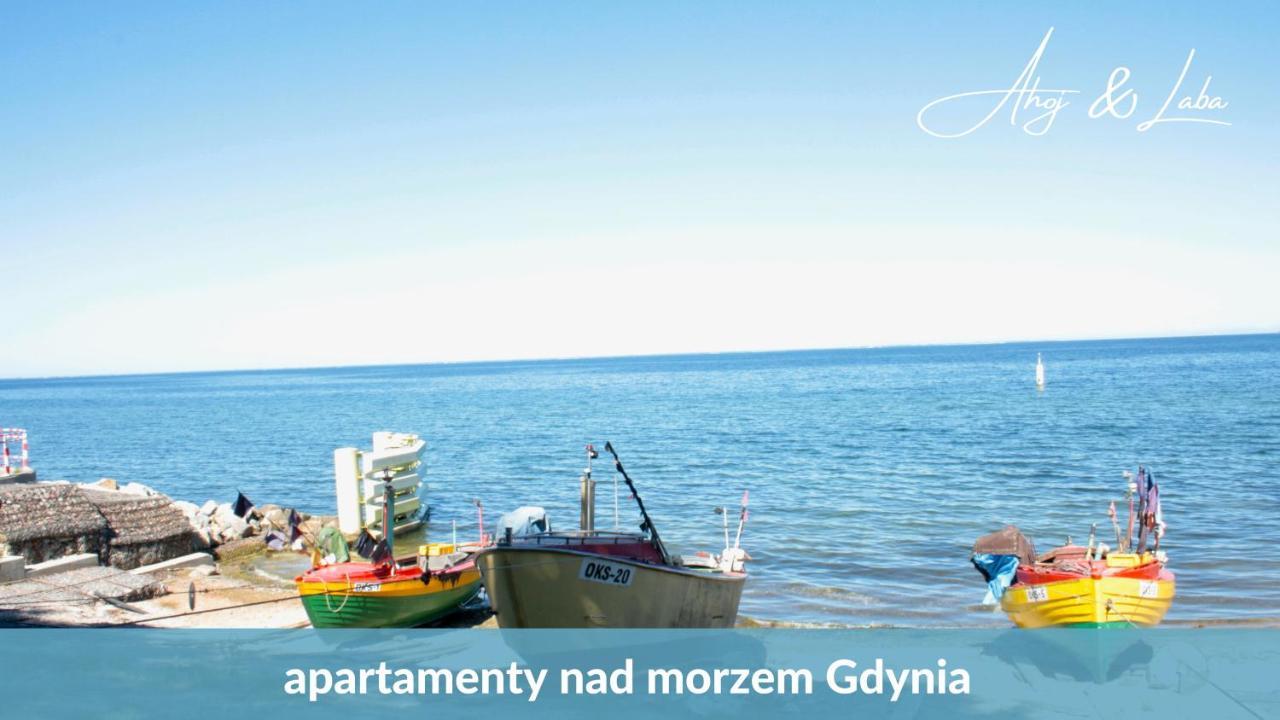 Laba - Basen, Blisko Plazy, Cisza, Taras, Parking, Bezplatne Wifi, Wyjatkowy! Apartman Gdynia Kültér fotó